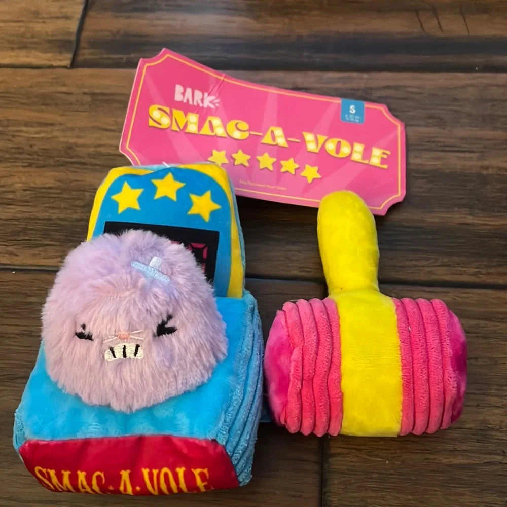 Bark ‘Smac A Vole’ Plush Dog Toy(s)